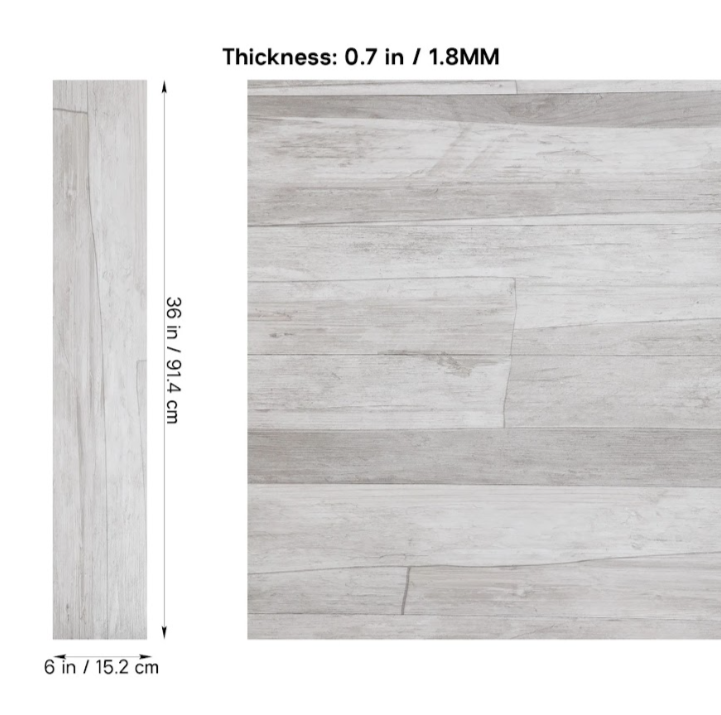 Miniatura 4 de Baldosa adhesiva 92 x 15,5 gris FK16-270